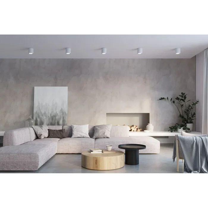 Cullo [SOL-SL.0645] Lampe de Plafond en Béton - Série Moderne et Durable