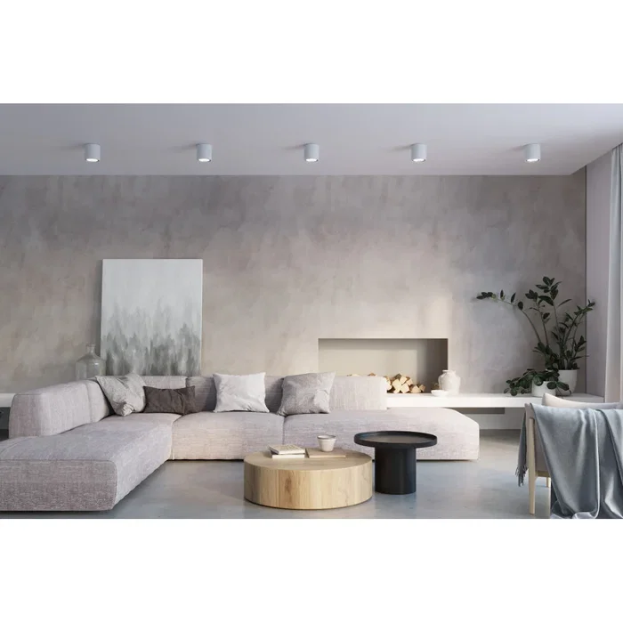 Lampe de plafond Cullo Gris