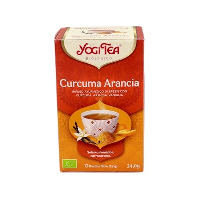YOGI TEA Infusion Cúrcuma Naranja 17 sachets