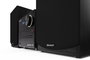 Sharp Micro Système Audio XL-B517D 45 W Noir - 2.0 avec CD, Bluetooth 5.0, DAB+, Radio FM, Lecteur USB et Haut-parleurs en Bois