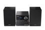 Sharp Micro Système Audio XL-B517D 45 W Noir - 2.0 avec CD, Bluetooth 5.0, DAB+, Radio FM, Lecteur USB et Haut-parleurs en Bois