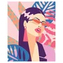 Ravensburger Kit de peinture par numéros Neon Diva - 24 x 30 cm