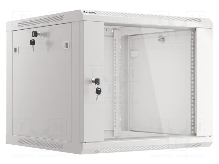 Lanberg Armoire rack murale 19 pouces 9U 600x600 gris Lanberg Armoire rack murale 19 pouces 9U 600x600 gris