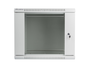 Lanberg Armario mural 19 pouces 9U 600x600 mm gris pour réseau et télécommunications