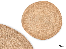 Giftdecor Tapis Rond Naturel en Esparto 80 cm Giftdecor (Set de 6)