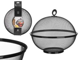 Kinvara Frutero en acier noir avec couvercle 28x12x28 cm (Set de 12)