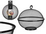 Kinvara Frutero en acier noir avec couvercle 28x12x28 cm (Set de 12)