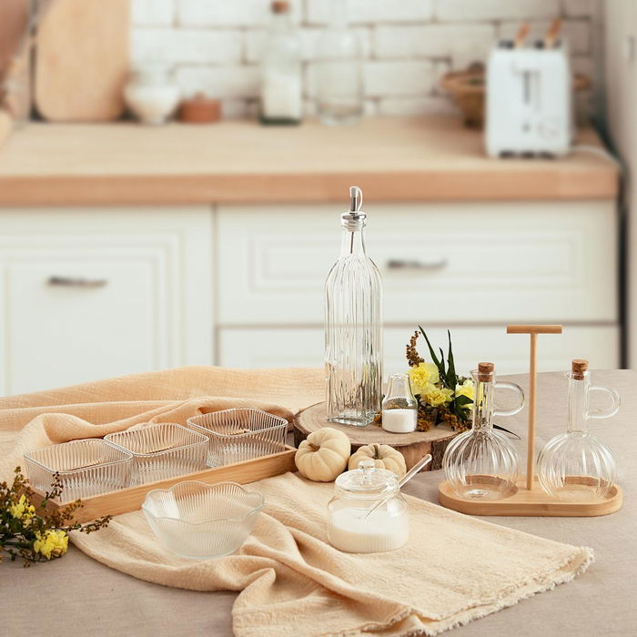 Salero Borosilicato Trend Quid 2,6x4,3x6,5 cm (12 Unidades)