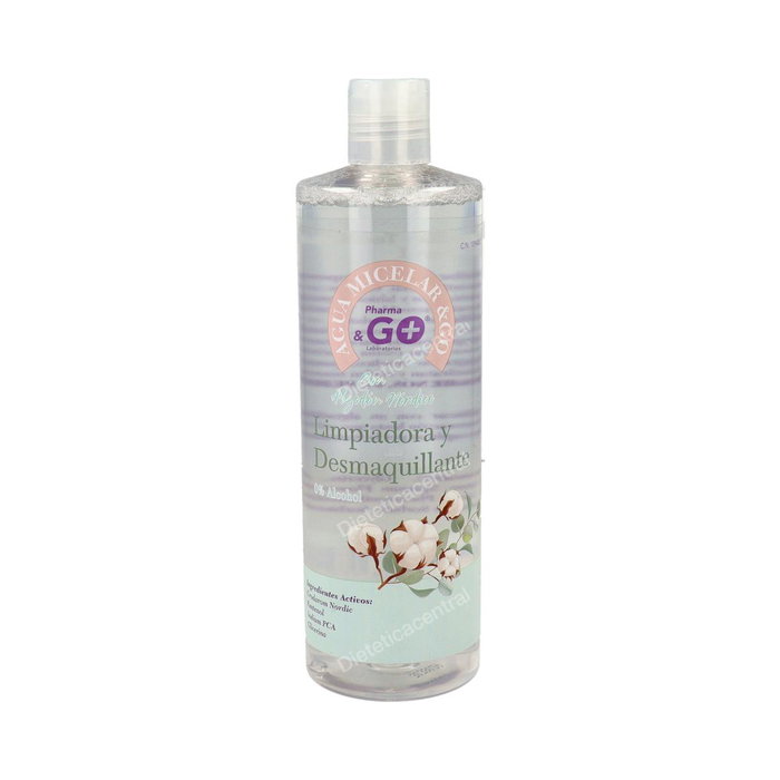 PHARMA & GO Agua Micelar Con Vit. C 500Ml Lotion Nettoyante Visage Yeux sans Rinçage PHARMA & GO Agua Micelar Con Vit. C 500Ml Lotion Nettoyante Visage Yeux sans Rinçage