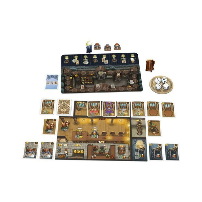 Schmidt Spiele Les Tavernes dans la Vallée profonde - Jeu de plateau stratégique de gestion de taverne en français