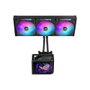 ASUS ROG Ryuo IV SLC 360 ARGB Kit de Refroidissement Liquide AIO 360mm avec Ventilateurs PWM et Écran AMOLED Noir