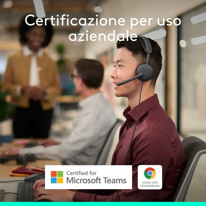 Logitech Zone Wireless 2 ES Business Graphite, Teams Version
