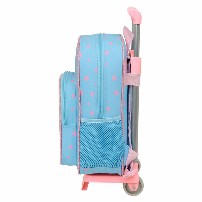 Cartable Lilo & Stitch Happy Bleu ciel 26 x 11 x 67 cm 26 x 34 x 11 cm