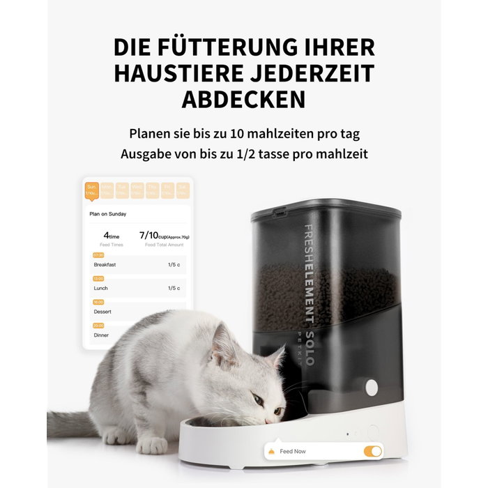 Petkit Fresh Element SOLO New - Gris (P570b) - Distributeur automatique intelligent
