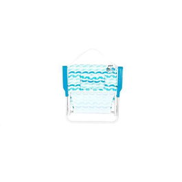Color Baby Chaise de pliage pliable basse et fixe pour plage 45 x 40 x 70 cm