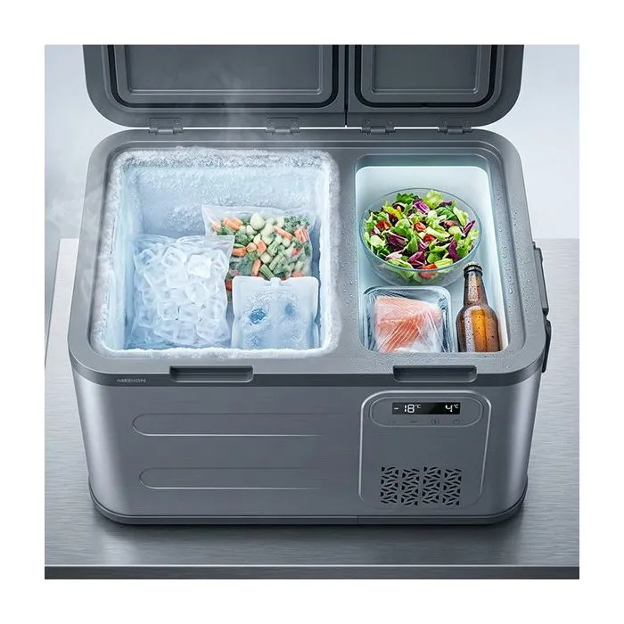 Medion MD370026 Glacière électrique 2 compartiments 28L + 7L Congélateur à compresseur Classe E 45 dB