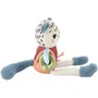 Fisher-Price Uncia mon Léopard des Neiges Jouet d'éveil pour bébé - Peluche sensorielle avec activités motrices et en plastique recyclé
