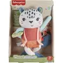 Fisher-Price Uncia mon Léopard des Neiges Jouet d'éveil pour bébé - Peluche sensorielle avec activités motrices et en plastique recyclé