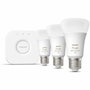 Philips Hue White and Color Ambiance, Kit de démarrage 3 ampoules E27, 75W, Bluetooth