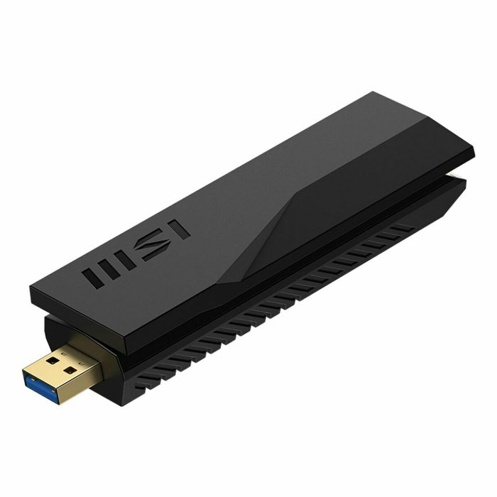 MSI GUBE65 Adaptateur réseau USB WiFi 7 BE6500 Noir MSI GUBE65 Adaptateur réseau USB WiFi 7 BE6500 Noir