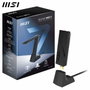 MSI GUBE65 Adaptateur réseau USB WiFi 7 BE6500 Noir