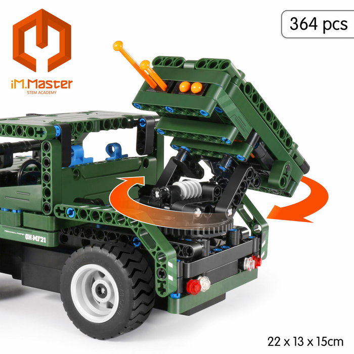 IM Master Set de construction 2 en 1 Véhicule militaire 364 Pièces