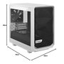 Boîtier ATX semi-tour Fractal Design Meshify 2 Nano Blanc