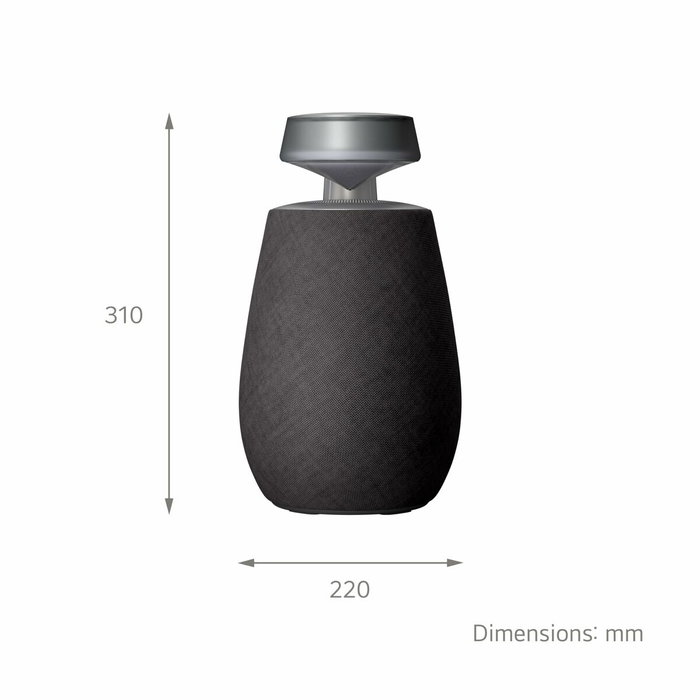 Haut-parleurs bluetooth portables LG XG2TBK Noir 5 W Haut-parleurs bluetooth portables LG XG2TBK Noir 5 W