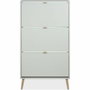 BigBuy Home Meuble à chaussures Vigo Vert d'eau 12 paires