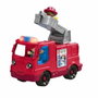 Fisher-Price Little People Camion de pompiers trilingue avec sons et lumières, Rouge