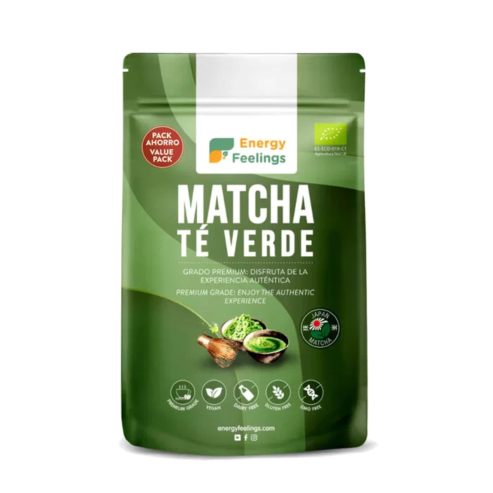 ENERGY FEELINGS Thé Vert Matcha Bio en Poudre 204g ENERGY FEELINGS Thé Vert Matcha Bio en Poudre 204g