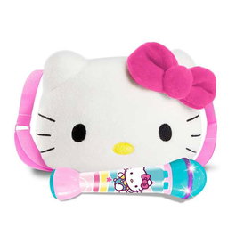 Reig - Micro-sac à main musical lumineux Hello Kitty - Mélodies, effets sonores et lumières clignotantes - 31x12x16 cm