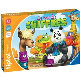Ravensburger tiptoi 00189 - Jeu éducatif électronique sans écran Le Zoo des Chiffres, Version française, À partir de 4 ans
