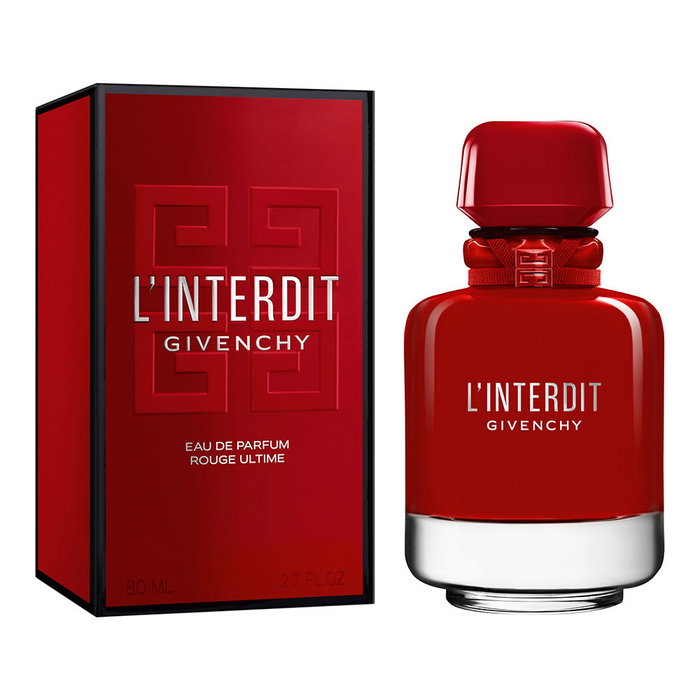 Givenchy - L'Interdit Rouge Ultime Eau de Parfum Vaporisateur 80 ml - Parfum floral féminin avec notes de cacao, tubéreuse et jasmin Givenchy - L'Interdit Rouge Ultime Eau de Parfum Vaporisateur 80 ml - Parfum floral féminin avec notes de cacao, tubéreuse et jasmin