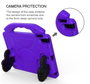 eSTUFF Coque antichoc avec poignée pour iPad 9,7" (tous modèles) - Protection enfant - Violet