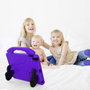 eSTUFF Coque antichoc avec poignée pour iPad 9,7" (tous modèles) - Protection enfant - Violet