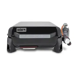 Weber Plancha à gaz Premium Weber SLATE GP, 43 cm, Noir, Surface de cuisson 43 x 41 cm, 3.5 kW, Fonte d'acier émaillée, avec tiroir à graisses
