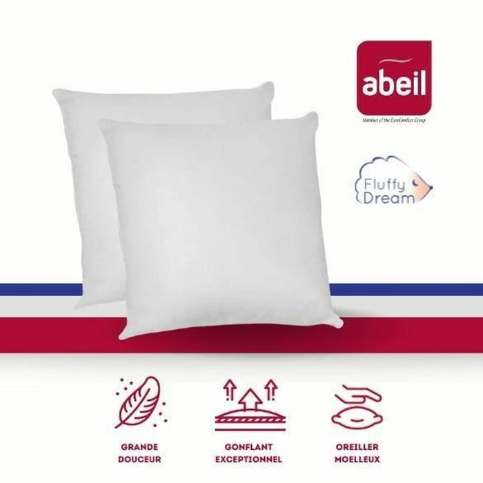 Abeil Lot de 2 Oreillers FluffyDream 60 x 60 cm