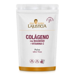 Ana María Lajusticia Collagène avec Magnésium + Vitamine C, Fraise, 350 g