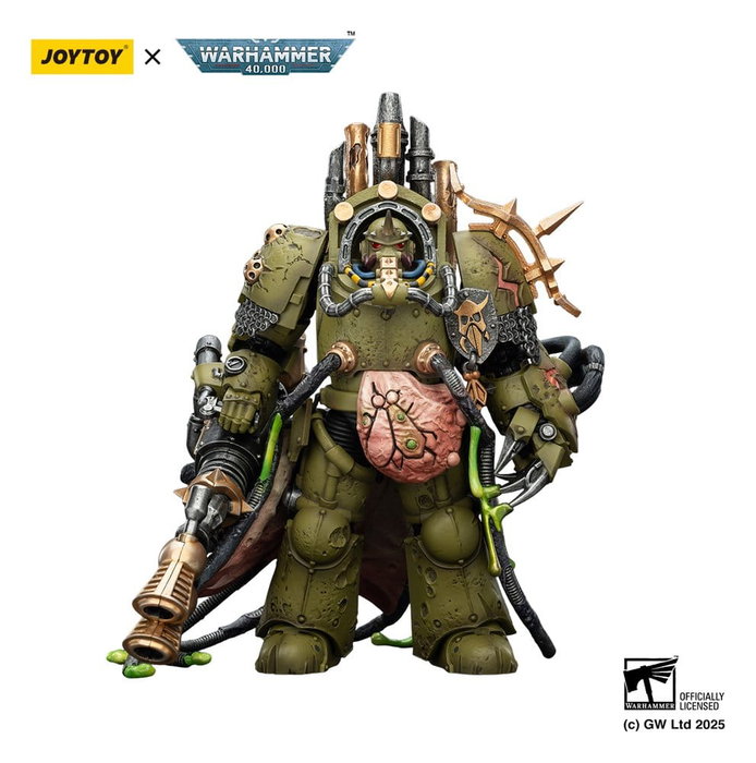 Joy Toy (CN) Warhammer 40,000 figurine Death Guard Lord of Virulence avec Power Fist et Twin Plague Spewer Joy Toy (CN) Warhammer 40,000 figurine Death Guard Lord of Virulence avec Power Fist et Twin Plague Spewer