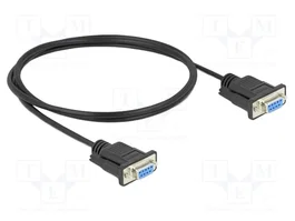 DELOCK Câble D-Sub 9pin socle de deux côtés 1m