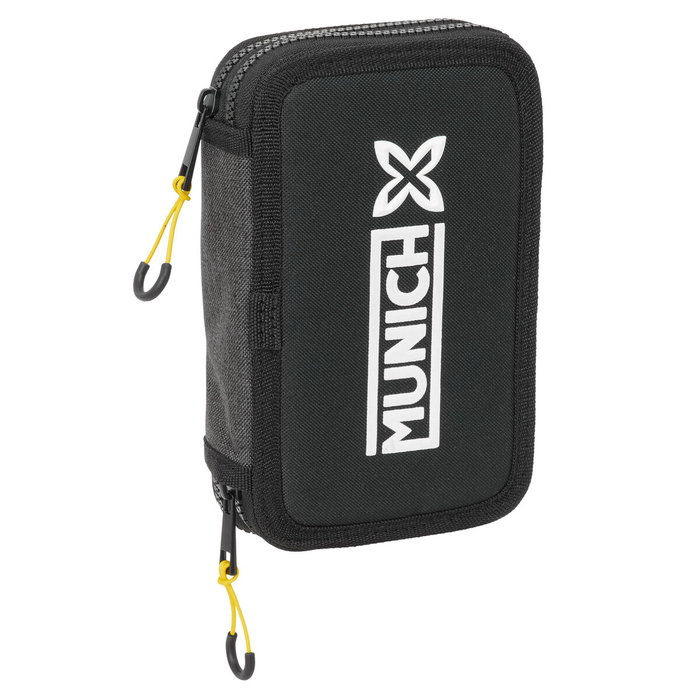 Trousse Scolaire avec Accessoires Munich Topo Noir 12.5 x 19.5 x 4 cm 29 Pièces Trousse Scolaire avec Accessoires Munich Topo Noir 12.5 x 19.5 x 4 cm 29 Pièces