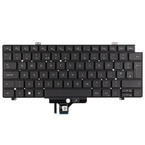 Dell Clavier Rétroéclairé Anglais Royaume-Uni (UK QWERTY) 80 touches USB pour Latitude 54XX/74XX/75XX et Precision 34XX Dell Clavier Rétroéclairé Anglais Royaume-Uni (UK QWERTY) 80 touches USB pour Latitude 54XX/74XX/75XX et Precision 34XX