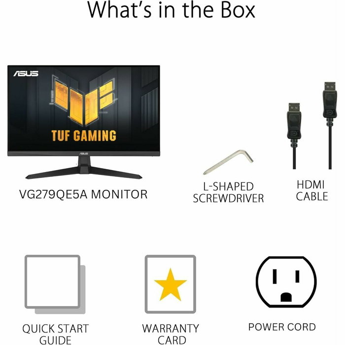 Asus VG279QE5A Moniteur Gaming 27 pouces IPS Full HD 146 Hz Black