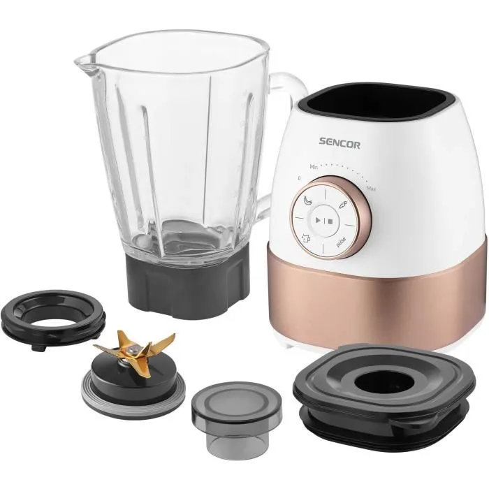 Sencor Blender SBL 5870GD 1800 W - 1,5 L - Blanc / Or