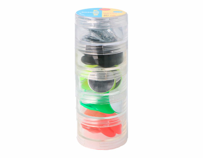 Innspiro Set de Gemmes Acryliques Circulaires 25mm Couleurs Fluo Innspiro Set de Gemmes Acryliques Circulaires 25mm Couleurs Fluo