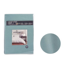 GIFTDECOR Set de 3 draps vert menthe (150 cm)