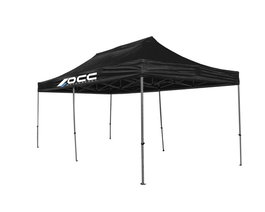 Occ Motorsport OCCCARP07 Tente pliante Racing 3x6m 18 m2, structure acier, toile polyester 420D ignifuge M1, imperméable, sac de transport inclus