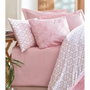BigBuy Home Parure de couette Rose 220 x 240 cm
