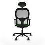 Chaise de Bureau avec Appui-tête Jorquera Piqueras y Crespo 1D036N1 Vert